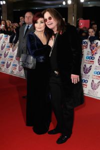 Sharon Osbourne and Ozzy Osbourne attend the Pride Of Britain Awards at Grosvenor House, on October 30, 2017 in London, England.