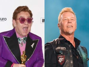 Elton John and James Hetfield