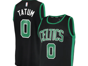 black and green Jason Tatum Celtics jersey