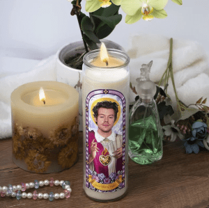 Harry Styles prayer candle