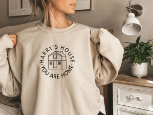 cream colored harry's house you are home crewneck sweatshirt