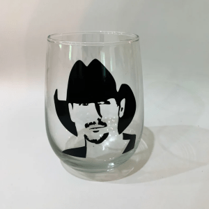 Tim McGraw Wineglass