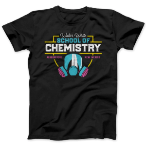 walter white school of chemistry breaking bad tshirt