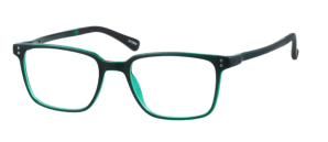 green rectangle glasses