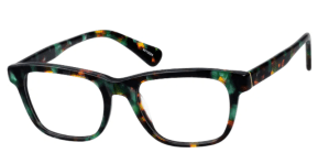 green torioseshell glasses
