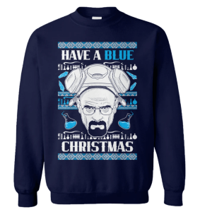navy have a blue christmas breaking bad sweatshirt