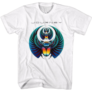 white journey scarab t-shirt