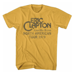 yellow eric claption tshirt