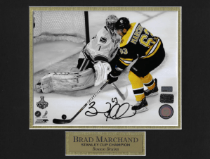 signed Brad Marchand photo Boston Bruins