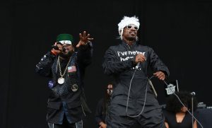 OutKast performing on stage