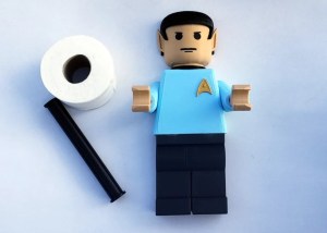 Spock toliet paper holder