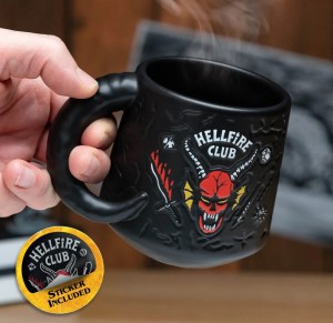 stranger things hellfire club coffee mug
