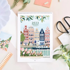 travel wall calendar