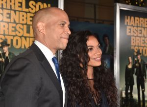 Cory Booker and Rosario Dawson