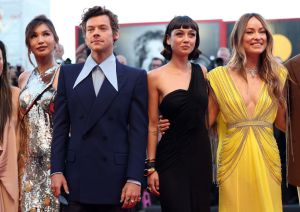 Harry Styles, Sydney Chandler and Olivia Wilde