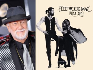 Mick Fleetwood and the cover of Fleetwood Mac's 'Rumours'