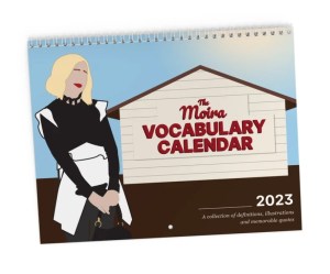 moira rose's vocabular calendar