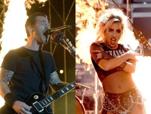 Sully Erna and Lady Gaga