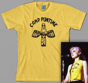 camp funtime debbie harry Blondie inspired t-shirt