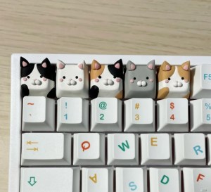custom cat keycaps