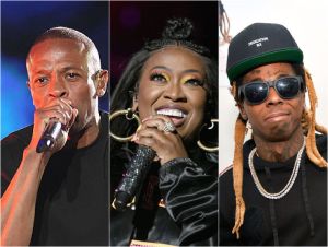 dr dre, missy, lil Wayne