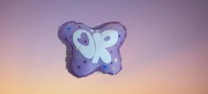 Olivia Rodrigo logo butterfly pillow