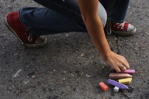 New York University Student Fights Culture Of Catcalling Harassment On Streets With Chalk Quote Drawings