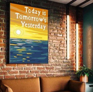 today is tomorrow's yesterday bob's burgers poster