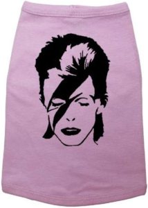 david bowie pet shirt purple