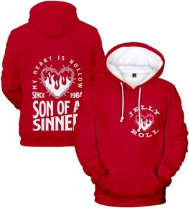jelly roll red hoodie