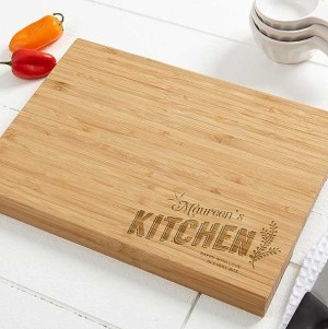 personalized bamboo cutting board