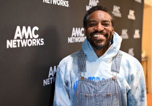 Andre 3000 at the AMC TCA - Green Room