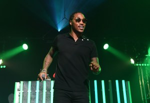 Future performing on stage at Gucci and Friends Homecoming Concert