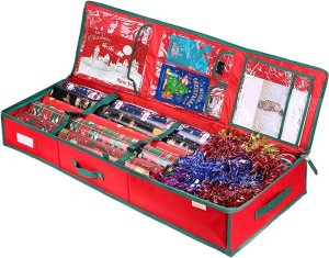 wrapping paper organizer