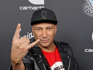 Tom Morello attends Metallica Presents: "The Helping Hands Concert" at Microsoft Theater on December 16, 2022 in Los Angeles, California.