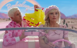 RYAN GOSLING as Ken and MARGOT ROBBIE as Barbie in Warner Bros. Pictures’ “BARBIE,” a Warner Bros. Pictures release.