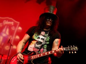 Slash performs onstage at the GIBSON NAMM JAM Opening Party 2020 at City National Grove of Anaheim on January 16, 2020 in Anaheim, California.