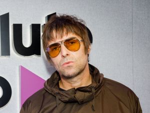 Liam Gallagher visits Absolute Radio on February 01, 2022 in London, England.