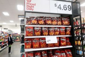 Doritos on a shelf