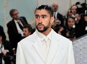 Bad Bunny attends The 2023 Met Gala Celebrating "Karl Lagerfeld: A Line Of Beauty"