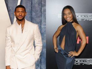 usher and chilli on a red carpet