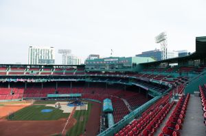 An empty Fenway Park ahead of the start of the Baltimore Orioles against the Boston Red Sox on Opening Day. Climb Fenway will take place on April 21.