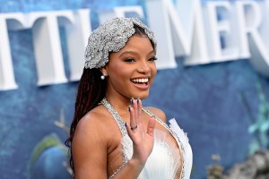 Halle Bailey at the UK Premiere of Disney's "The Little Mermaid"