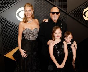 (L-R) Alexis Roderick, Della Rose Joel, Billy Joel, and Remy Anne Joel attend the 66th GRAMMY Awards at Crypto.com Arena on February 04, 2024 in Los Angeles, California.