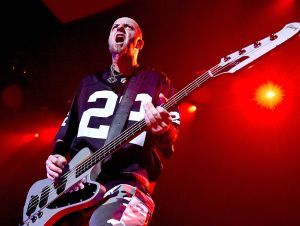 Shavo Odadjian of System of a Down performs at The Forum