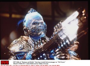 Batman And Robin Movie Stills Starring Arnols Schwarzenegger As Mr Freeze