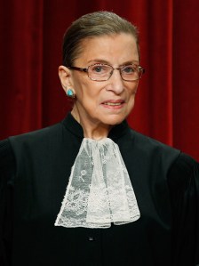 Associate Justice Ruth Bader Ginsburg poses during a group photograph at the Supreme Court building on September 29, 2009 in Washington, DC.