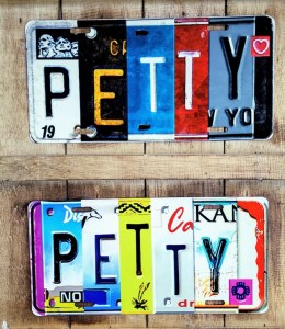 tom petty license plate