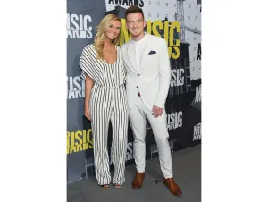 Morgan Wallen's Ex Spoke Out - Morgan and KT Smith on a CMT red carpet in 2017.