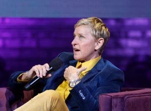 Ellen DeGeneres speaks onstage during the Michelle Obama: The Light We Carry Tour, Ellen DeGeneres Became A Recluse For Being 'Most Hated Person' In America.